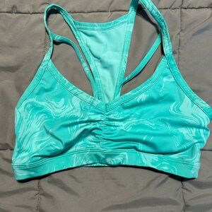 Gymshark Aqua Marble Sports Bra